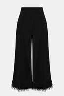 Silky Knit Culotte - Black