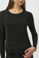 Silky Knit Top - Black