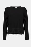 Silky Knit Top - Black