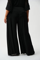 Moss Crepe Flared Trouser - Black