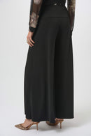 Moss Crepe Flared Trouser - Black
