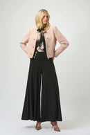 Boucle Collarless Jacket - Rose