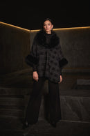 Wide Leg Stretch Jeans - Black