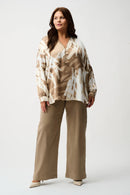 Classic Wide Leg Jeans - Fawn