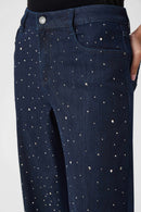 Classic Wide-Leg Jeans - Dark Denim Blue