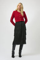 Cashmere Cardigan - Deep Cherry