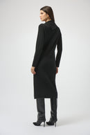 Sweater Knit Sheath Dress - Black