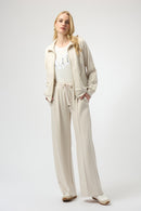 Scuba Wide Leg Trousers - Birch