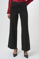 Classic Wide Leg Jeans - Black