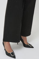 Classic Wide Leg Jeans - Black