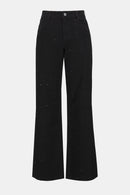 Classic Wide Leg Jeans - Black