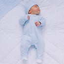 All In One Teddy Emb - Pale Blue