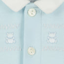 All In One Teddy Emb - Pale Blue