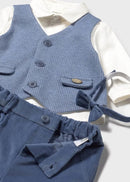 Jumper,Shirt &amp; Trouser Set - Arctic Blue