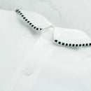 Stripe All In One, Teddy & Hat - Navy