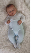 All In One Teddy Head & Hat - Pale Blue