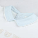 All In One Teddy Head & Hat - Pale Blue