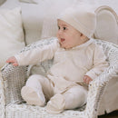 Collar All In One Teddy & Hat - Stone