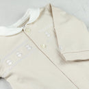 Collar All In One Teddy & Hat - Stone