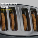 Honeycomb 4 Slice Toaster Grey