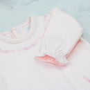 Floral All In One & Hat - Pale Pink
