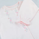 Floral Embroidery All In One - Pale Pink