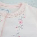 Floral Embroidery All In One - Pale Pink
