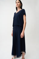 Culotte Jumpsuit - Midnight Blue/vanilla