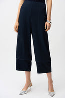 Seersucker Balloon Trouser - Midnight Blue