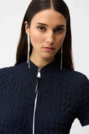 Cocoon Dress - Midnight Blue/vanilla