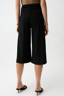 Pull-On Culotte Trouser - Black