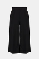 Pull-On Culotte Trouser - Black