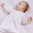 All In One Feather Stitch Yoke - Pale Pink