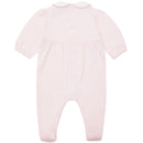 All In One Feather Stitch Yoke - Pale Pink