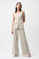 Wide-Leg Jumpsuit - Moonstone