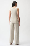 Wide-Leg Jumpsuit - Moonstone