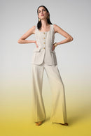 Wide-Leg Jumpsuit - Moonstone