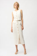 Bouclé Waistcoat - Off White
