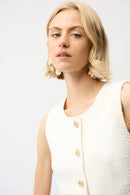 Bouclé Waistcoat - Off White