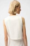 Bouclé Waistcoat - Off White