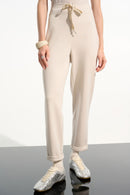 Jersey Drawstring Jogger - Moonstone