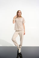 Jersey Drawstring Jogger - Moonstone