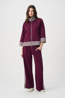 Funnel Neck Jacket - Elderberry