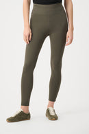 Nylon Spandex Leggings - Avocado