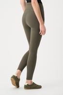 Nylon Spandex Leggings - Avocado
