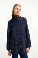 Hidden Hood Rain jacket - Indigo