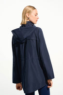 Hidden Hood Rain jacket - Indigo