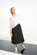 Zipped Neckline Jumper - Vanilla