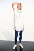 High Collar Memory Gilet - Vanilla