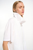 High Collar Memory Gilet - Vanilla